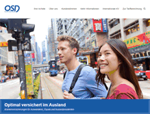Tablet Screenshot of internationale-krankenversicherungen.com